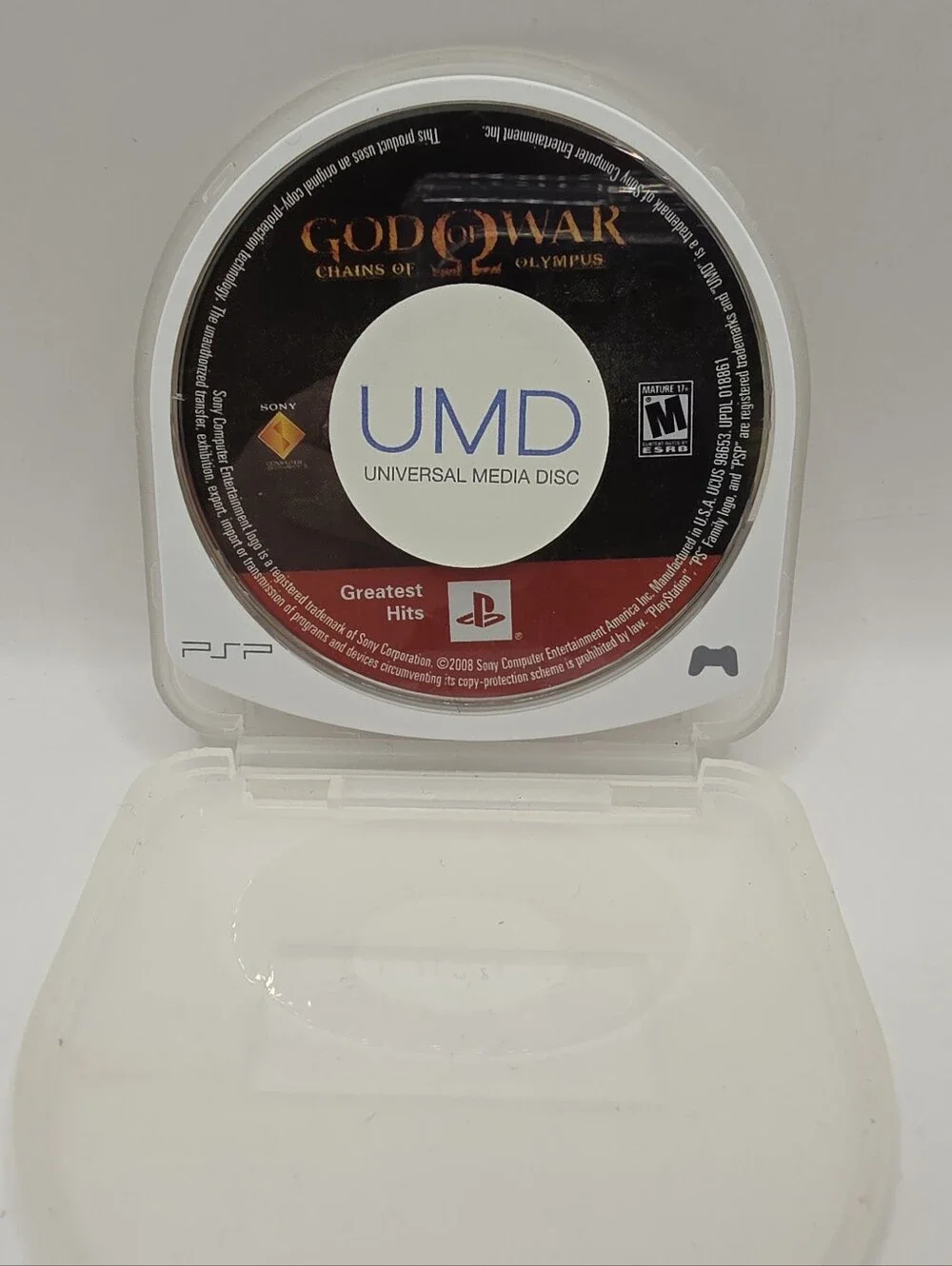 God of War: Chains of Olympus (Sony PSP) No Case